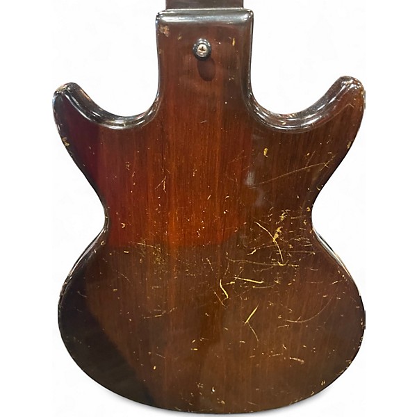 Vintage 1963 Epiphone Olympic Sunburst Solid Body Electric Guitar