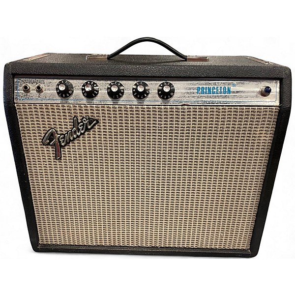 Vintage 1974 Fender Princeton Tube Guitar Combo Amp