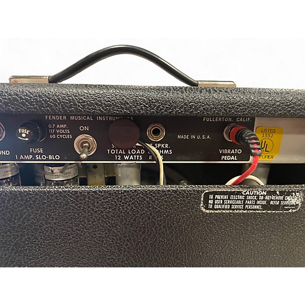 Vintage 1974 Fender Princeton Tube Guitar Combo Amp