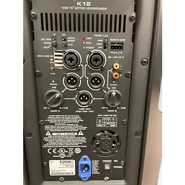 Used QSC K12 Powered Speaker