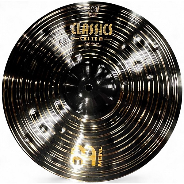Used MEINL 14in Customs Classic Dark Hi Hat Pair Cymbal