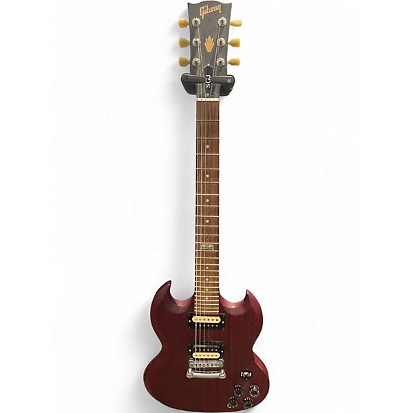 Used Gibson SGJ Wine Red Solid Body Electric Guitar