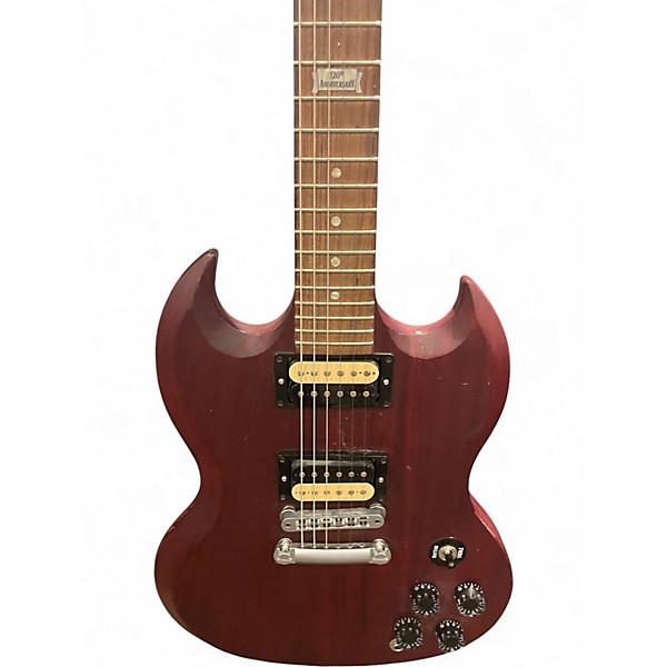 Used Gibson SGJ Wine Red Solid Body Electric Guitar