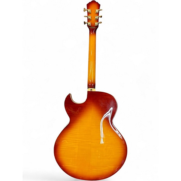 Used Washburn J4 Sunburst Hollow Body Electric Guitar
