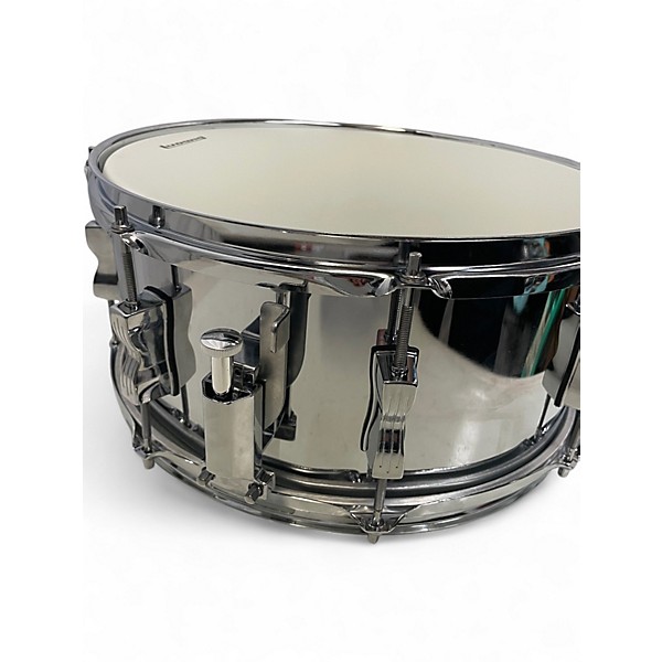 Used Ludwig 14in BackBeat Elite Snare  Silver Drum