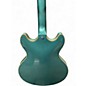 Used D'Angelico Premier Series DC Turquoise Hollow Body Electric Guitar