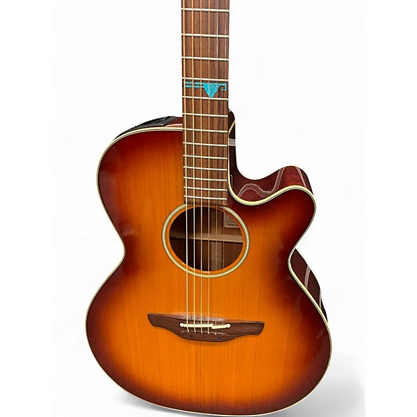 Used Takamine ESF 40C 2 Color Sunburst Acoustic Guitar