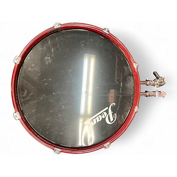 Used Pearl 5 Piece Export Red Drum Kit