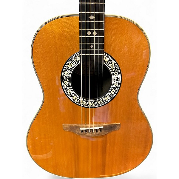 Used 1970s Ovation 1112 Natural Acoustic Electric Guitar