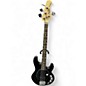 Used Sterling by Music Man Ray4 Satin Black Electric Bass Guitar thumbnail