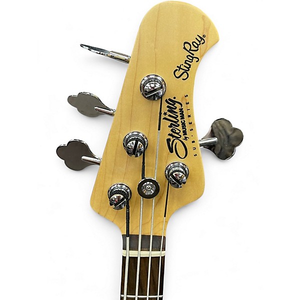 Used Sterling by Music Man Ray4 Satin Black Electric Bass Guitar