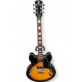 Used Teton hollowbody 2 Color Sunburst Hollow Body Electric Guitar