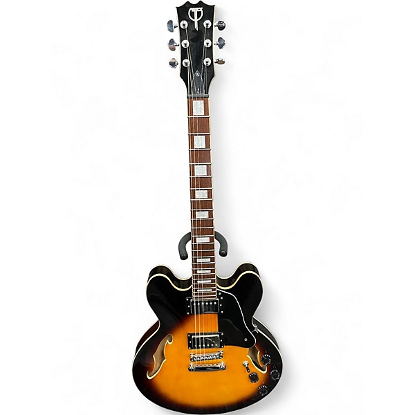 Used Teton hollowbody 2 Color Sunburst Hollow Body Electric Guitar