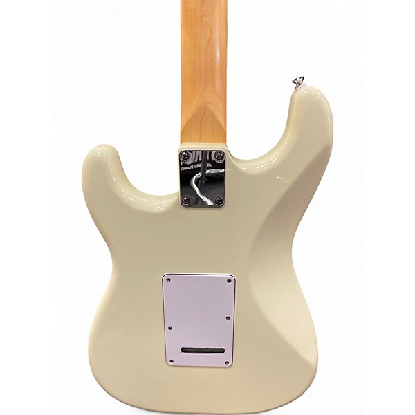 Used Fender Standard Stratocaster Olympic White Solid Body Electric Guitar