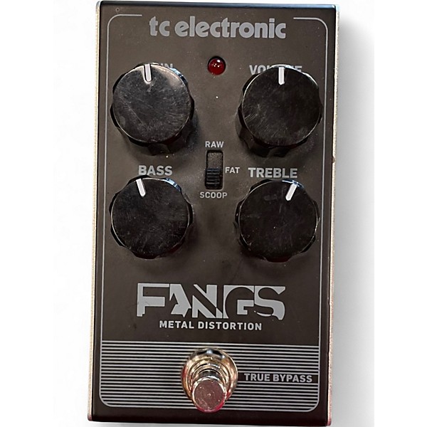 Used TC Electronic Fangs Metal Distortion Effect Pedal