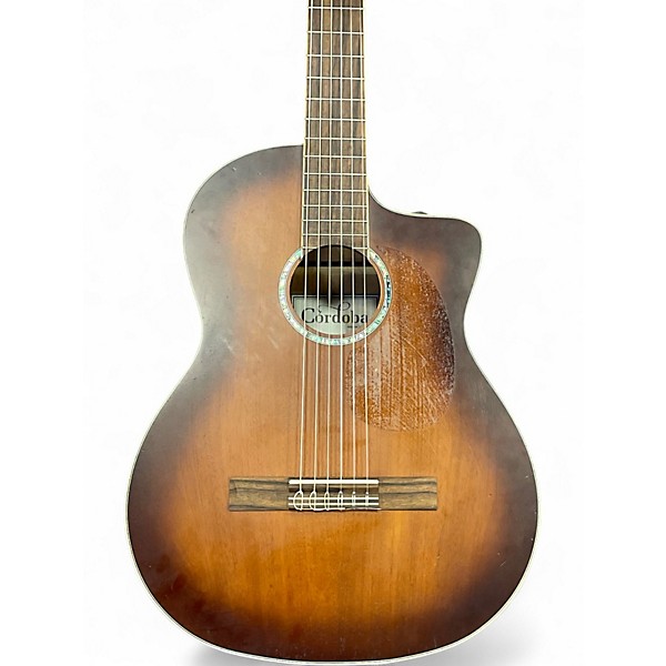 Used Cordoba C4CE Tobacco Sunburst Acoustic Electric Guitar