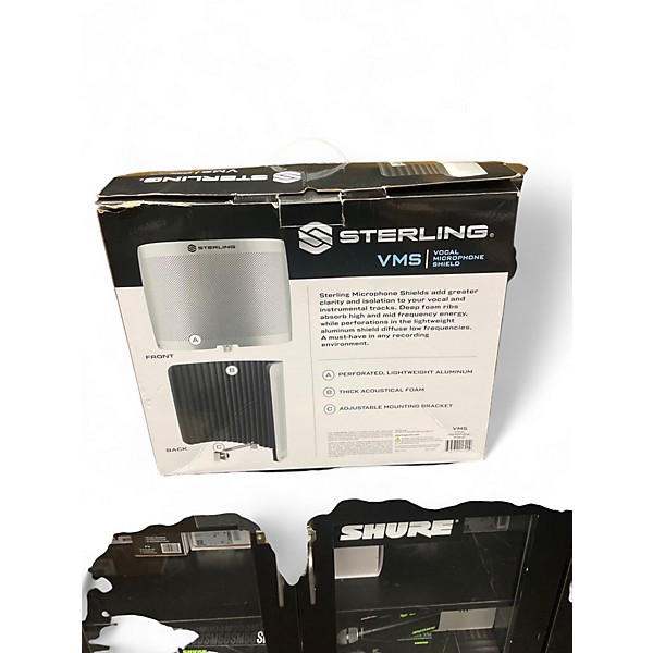 Used Sterling Audio VMS VOCAL MICROPHONE SHIELD Sound Shield