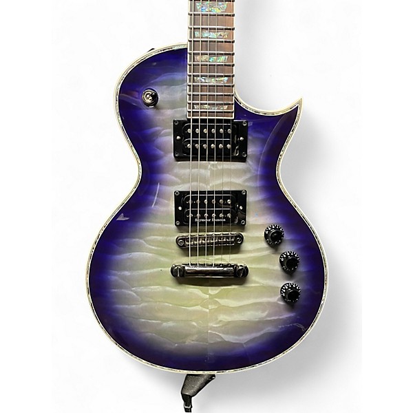 Used ESP LTD EC1000 Deluxe Violet Shadow Solid Body Electric Guitar