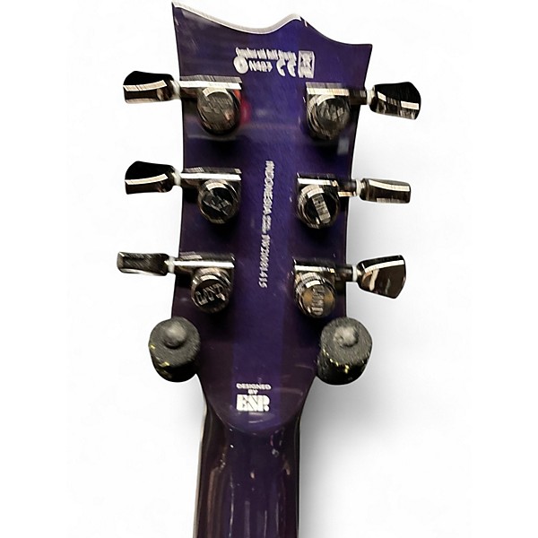 Used ESP LTD EC1000 Deluxe Violet Shadow Solid Body Electric Guitar