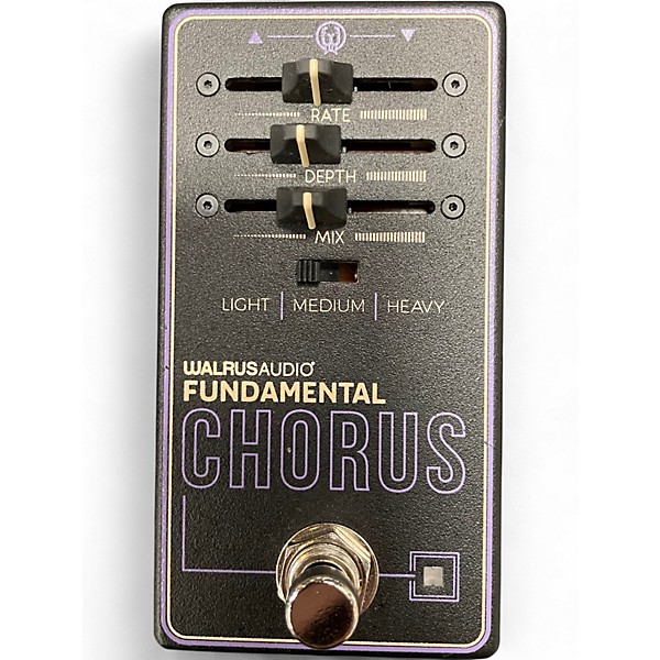 Used Walrus Audio FUNDAMENTAL CHORUS Effect Pedal