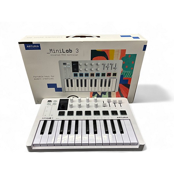 Used Arturia Minilab 3 MIDI Controller