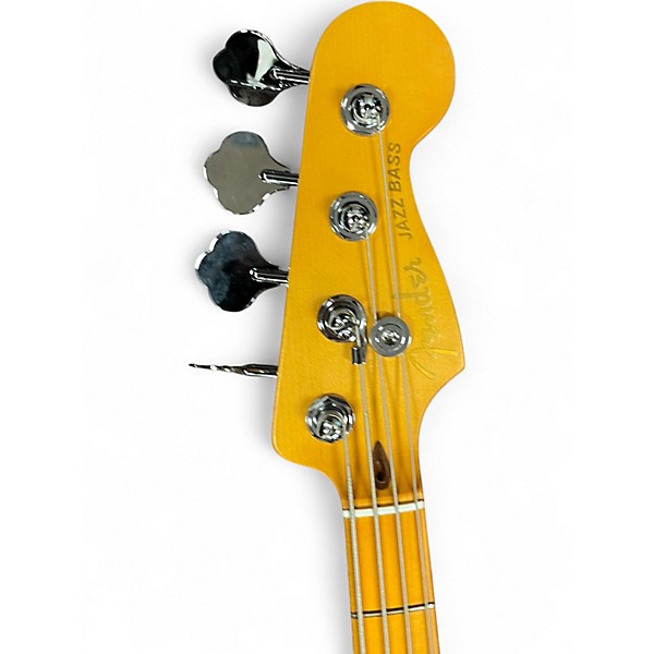 Used Fender American Ultra II Jazz Bass Candy Apple Red Electric Bass Guitar