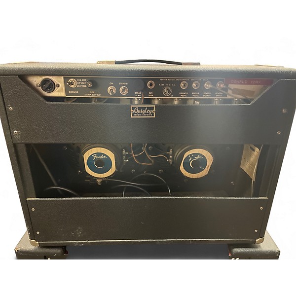 Vintage 1963 Fender Vibrolux Reverb Tube Guitar Combo Amp
