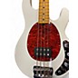 Used Sterling by Music Man Ray24CA Olympic White Electric Bass Guitar