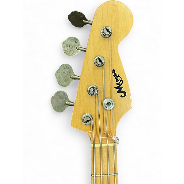 Used Memphis P Style Bass 2 Tone Sunburst Electric Bass Guitar