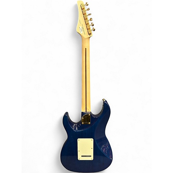 Used Fujigen Expert EOS Blue Navy Gradient Solid Body Electric Guitar