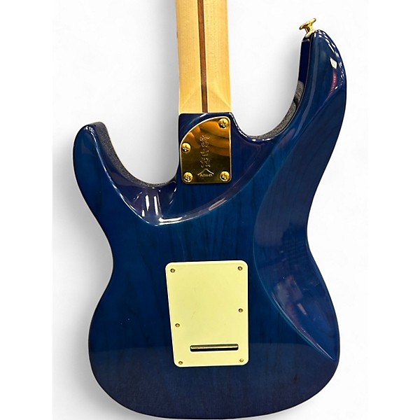 Used Fujigen Expert EOS Blue Navy Gradient Solid Body Electric Guitar