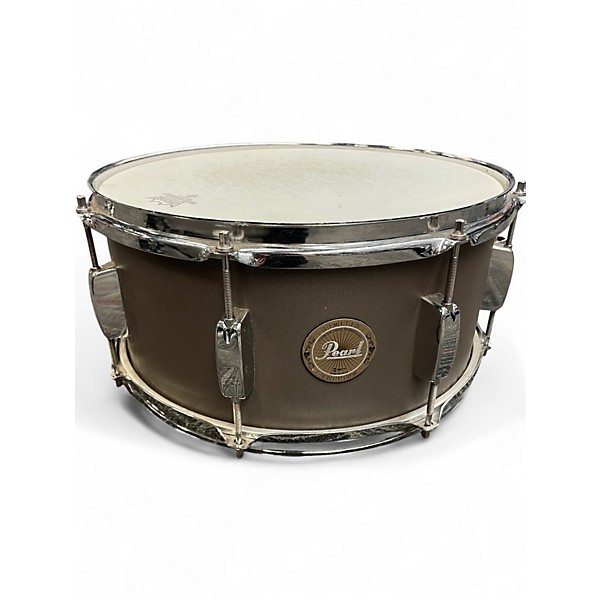 Used Pearl 14in Limited Edition Snare Metallic Gray Drum
