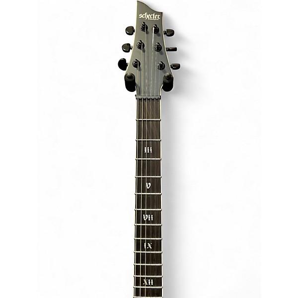 Used Schecter Guitar Research C1 SLS ELITE EVIL TWIN Satin Black Solid Body Electric Guitar