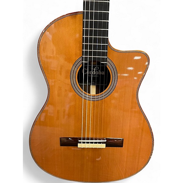 Used Cordoba Fusion Orchestra CE Natural Classical Acoustic Electric Guitar