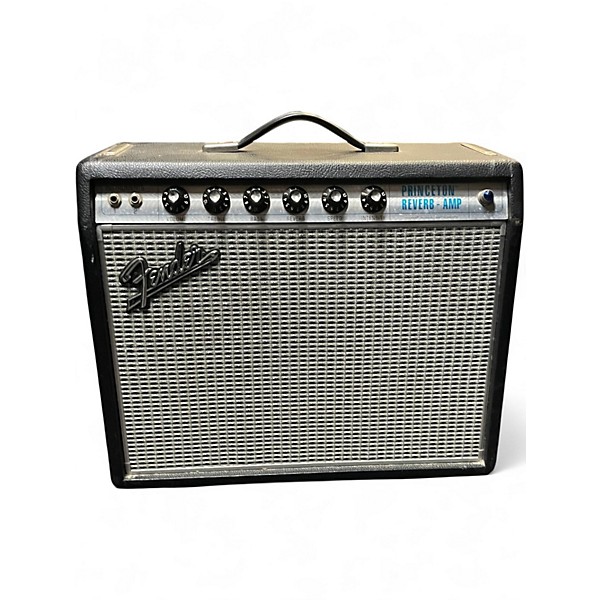 Used Fender 1968 Custom Princeton Reverb 12W 1x10 Tube Guitar Combo Amp