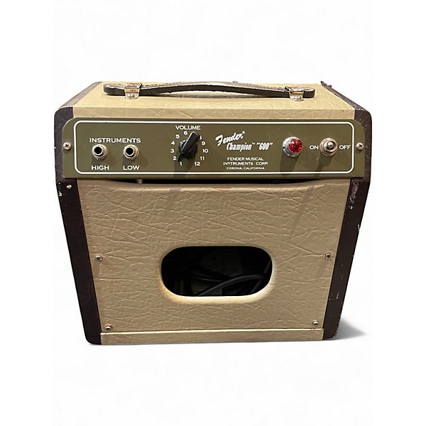 Used Fender Champion 600 5W 1X6 Tube Guitar Combo Amp