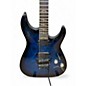 Used Schecter Guitar Research OMEN  ELITE Blue Solid Body Electric Guitar