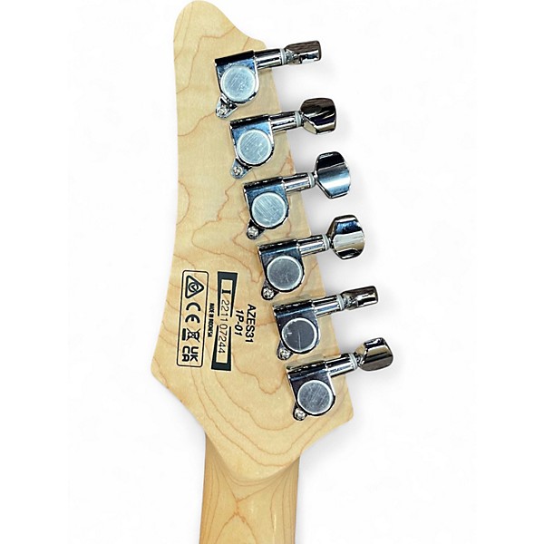 Used Ibanez AZES31 Purist blue Solid Body Electric Guitar