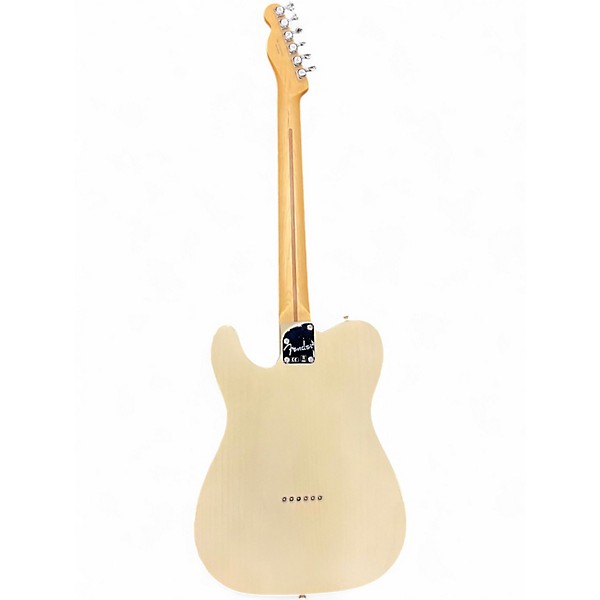 Used Fender Deluxe Nashville Telecaster White Blonde Solid Body Electric Guitar