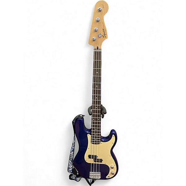 Used Squier Affinity Precision Bass Colbat Blue Electric Bass Guitar