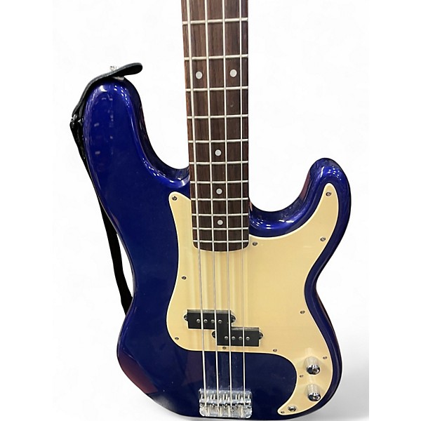 Used Squier Affinity Precision Bass Colbat Blue Electric Bass Guitar