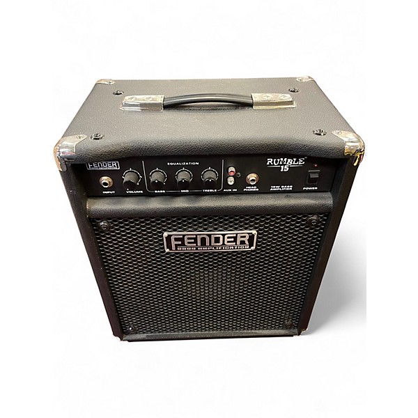 Used Fender Rumble 15 15W 1X8 Bass Combo Amp