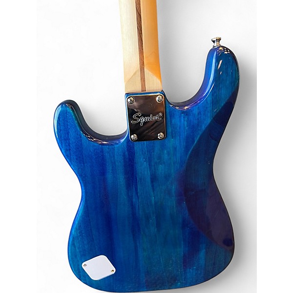 Used Squier Mini Affinity Stratocaster transparent blue Electric Guitar