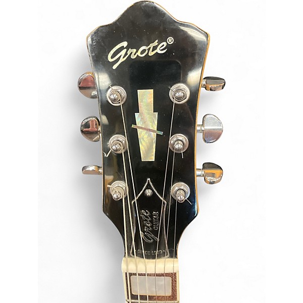 Used Grote HOLLOWBODY P90 Natural Hollow Body Electric Guitar