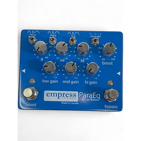 Used Empress Effects ParaEq with Boost EQ Pedal