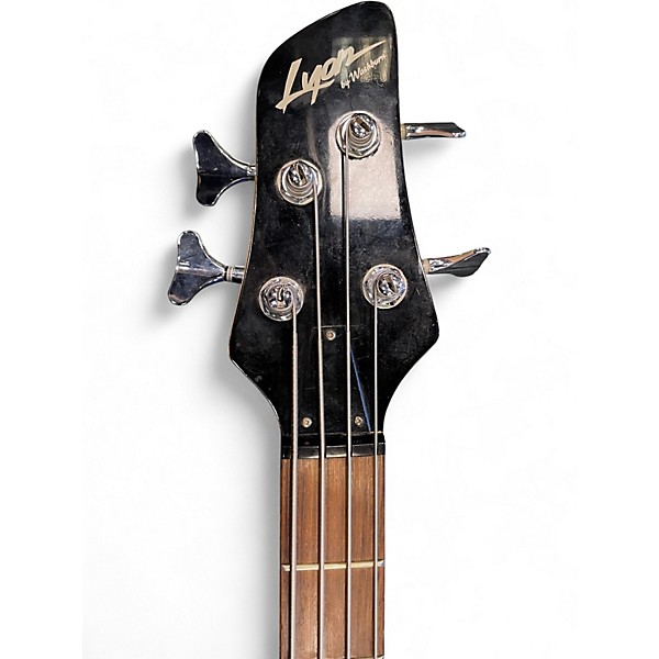 Used Lyons P TYPE Black Electric Bass Guitar