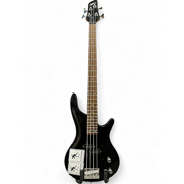 Used Lyons P TYPE Black Electric Bass Guitar