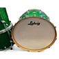Used Ludwig 4 Piece Centennial Green Sparkle Drum Kit