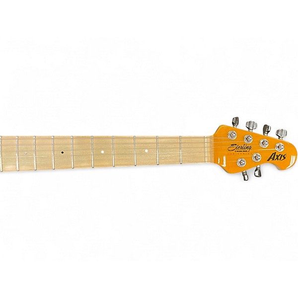 Used Sterling by Music Man Sub AX3 Axis YELLOW Solid Body Electric Guitar