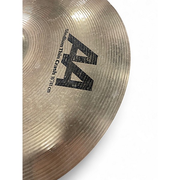Used SABIAN 16in AA Medium Thin Crash Cymbal